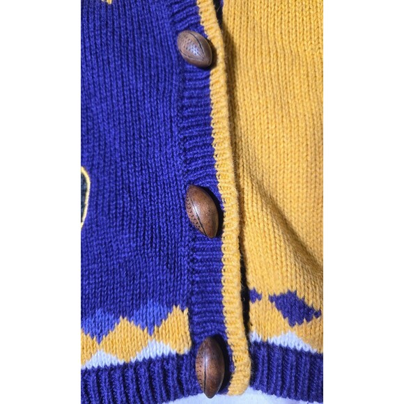 Vintage Minnesota Vikings Cardigan Turtleneck set Christopher Banks Football - Picture 7 of 8